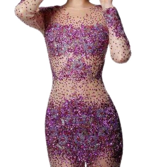 Jovani Dresses & Skirts - Jovani 47598 Cocktail Dress Purple Size 10